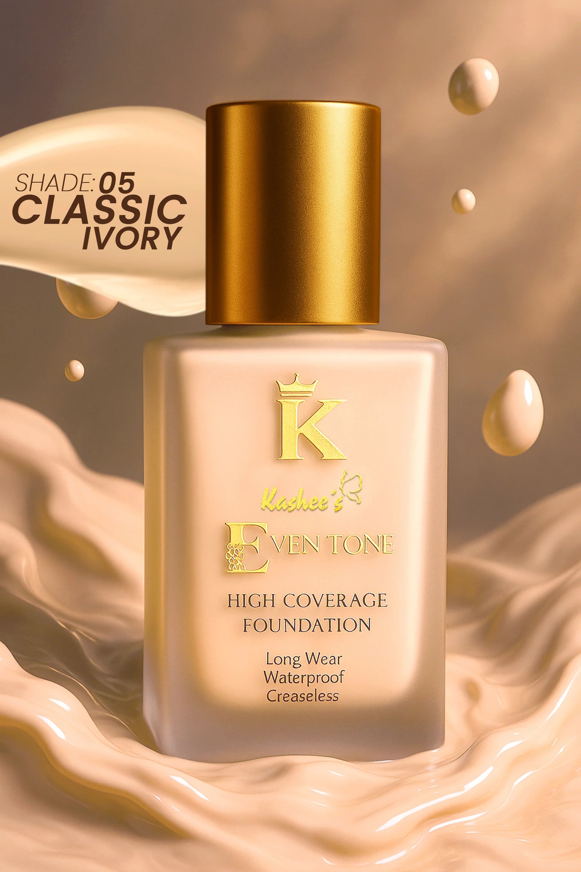 ✨ Kashee’s Eventone High Coverage Liquid Foundation ✨