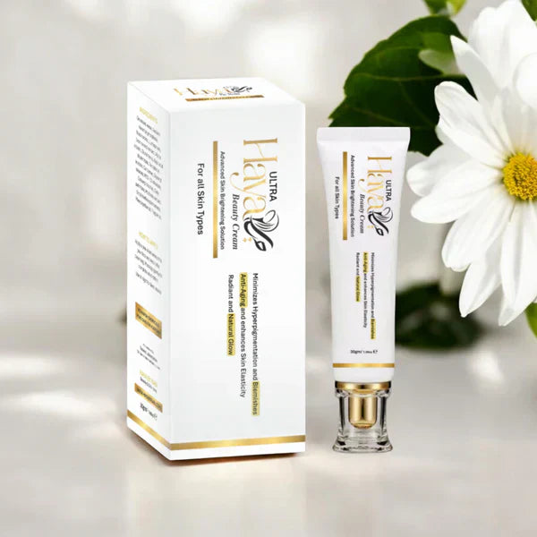 "Haya by Rabi – 4 in 1 Beauty Cream | Whitening, Glowing, Anti-Aging & Moisturizing"