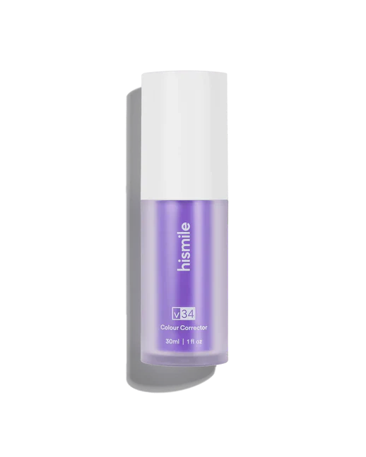 Hismile V34 Purple Colour Corrector Serum – Teeth Whitening Booster (30ml) 💜