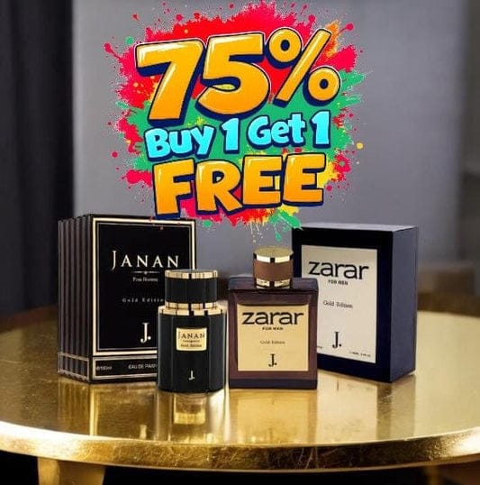 Pefume/Fragrance-JANAN GOLD + ZARAR GOLD , Buy 1 Get 1 Free 75% OFF